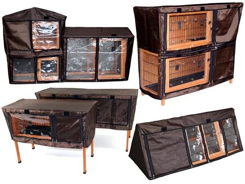 Waterproof rabbit hutch cover - hutch,