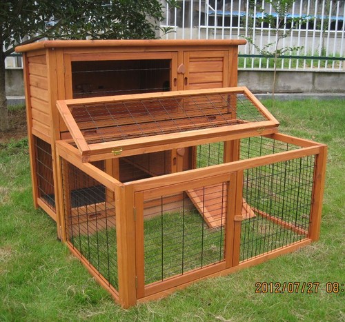 4ft large double - double, hutch