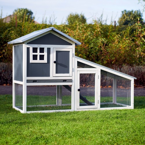 Plastic rabbit hutch - plastic, and