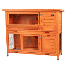 4FT LARGE RABBIT HUTCH AND RUN